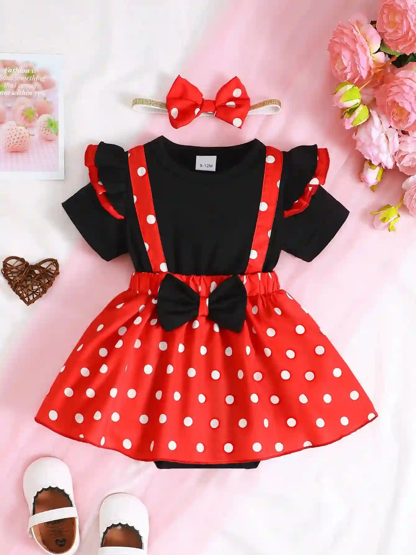Jada Baby Girl Dress - Casual Dot Print Set 0-1 Year