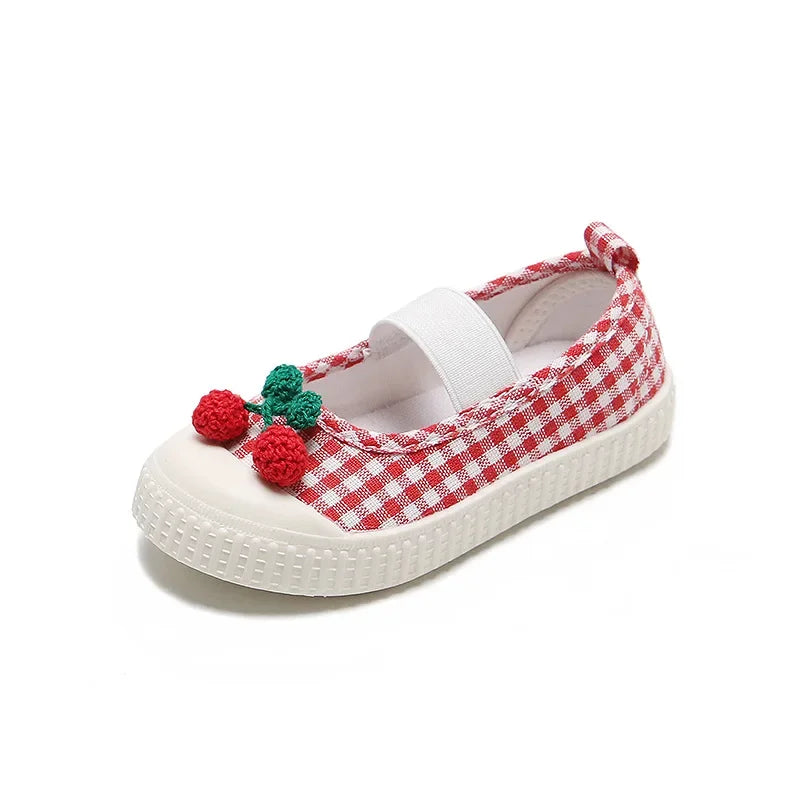 Girl Shoe Kid Casual Shoe Cartoon Girl Sport Canvas Shoes