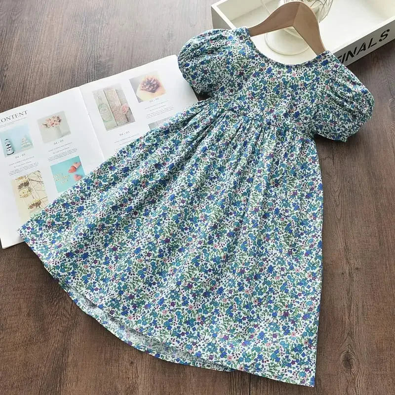 Bear Leader Floral Girls Dress Floral Kids Dresses Girls Princess Dress