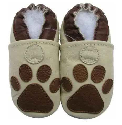 003Carozoo Newborn Baby Shoes Infant Shoes Slippers Soft Leather Baby Boys First-Walkers Girl Shoes