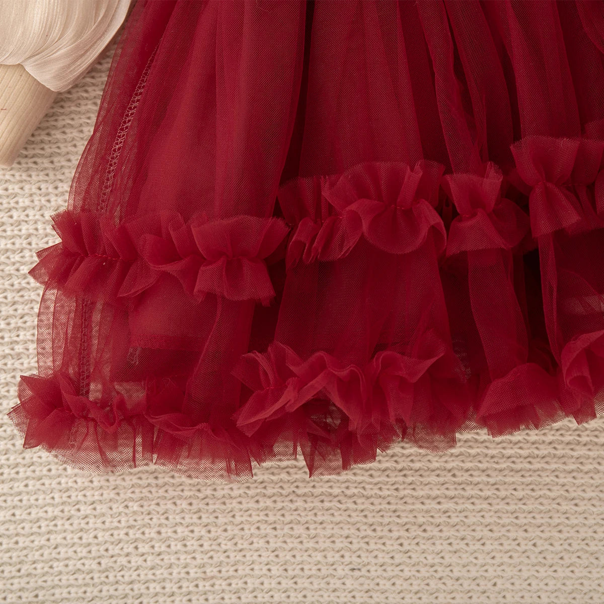 Baby Girl Dress Autumn/Winter Lace Bow Girl Dress Cute Birthday Party Baby Dress