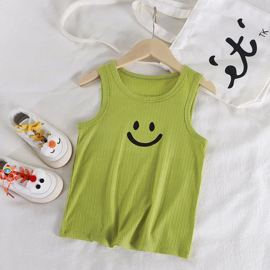 Ernesto Solid Sleeveless Summer Tank Tees