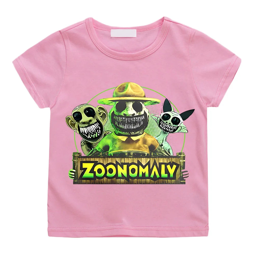 David Game Zoonomaly Cartoon Clothes Cotton Tees - GuGuTon baby store - Baby Fashion - Toddlers Outfits - Babies Outfits - Toddler Clothes - Kids Clothing - Newborn Clothes - Newborn Wear - Kids Wear - Trending Clothes - Trending Outfits - Fall Fashion - Winter Fashion - Girls Clothes - Boys Clothes - Babies Wear - Kids Accessories - KidsWear - Summer Clothes - Summer Fashion - Summer Trend - Falls Sweaters - Tops - Bottom - Jeans - Blouse - Dresses - Newborn Dresses - Toys