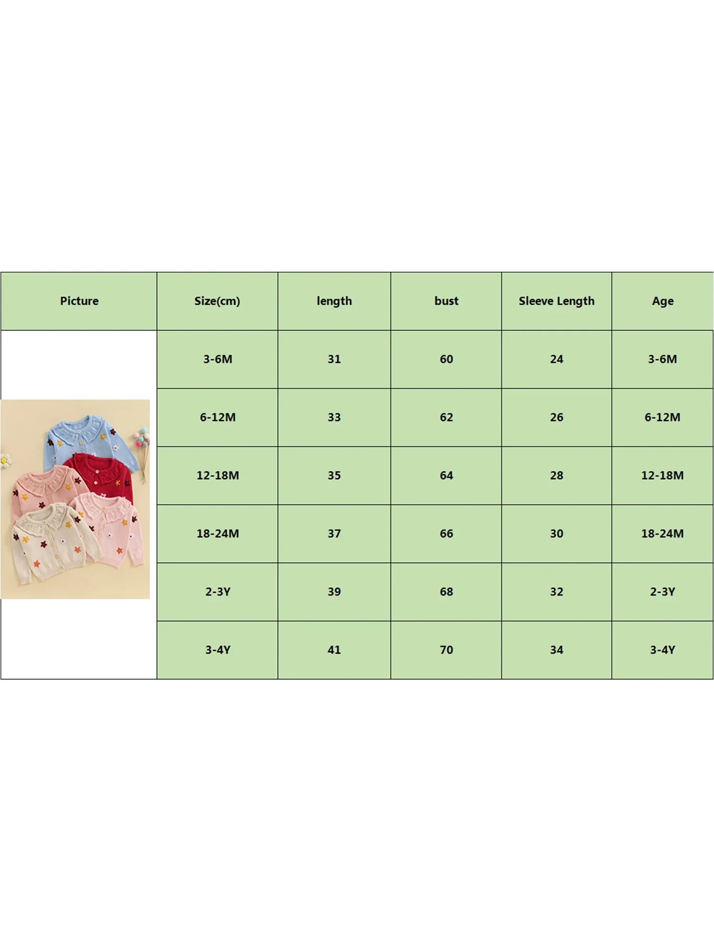 Sandra Sweater 3D Flower Design Button Down Long Sleeve Knitted