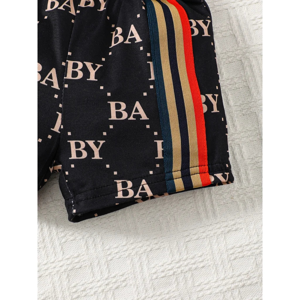 Toddler Boy Short Sleeve Outfit Set - T-shirt & Shorts