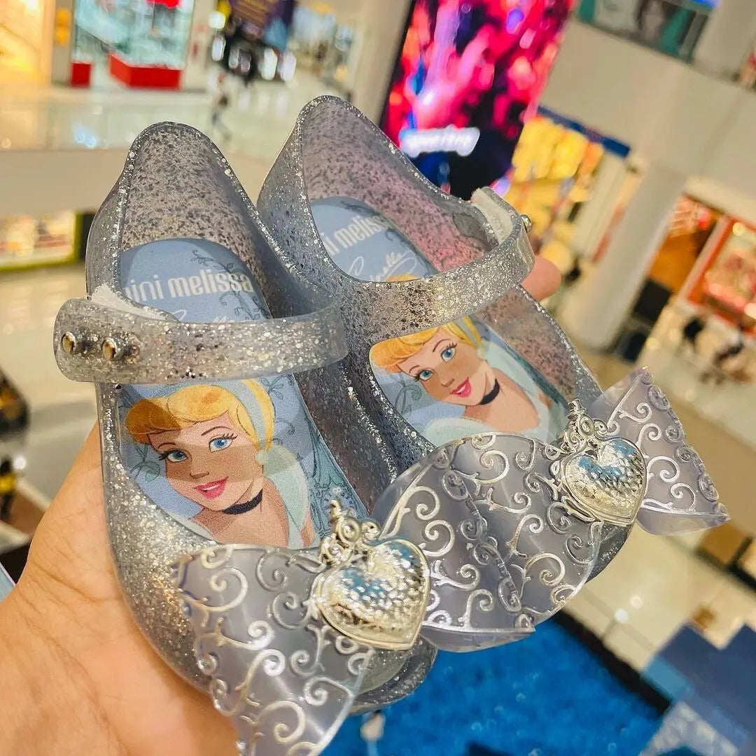 New Disney girls mermaid princess cute Sandals shoes non-slip soft bottom sports shoes for girl gift