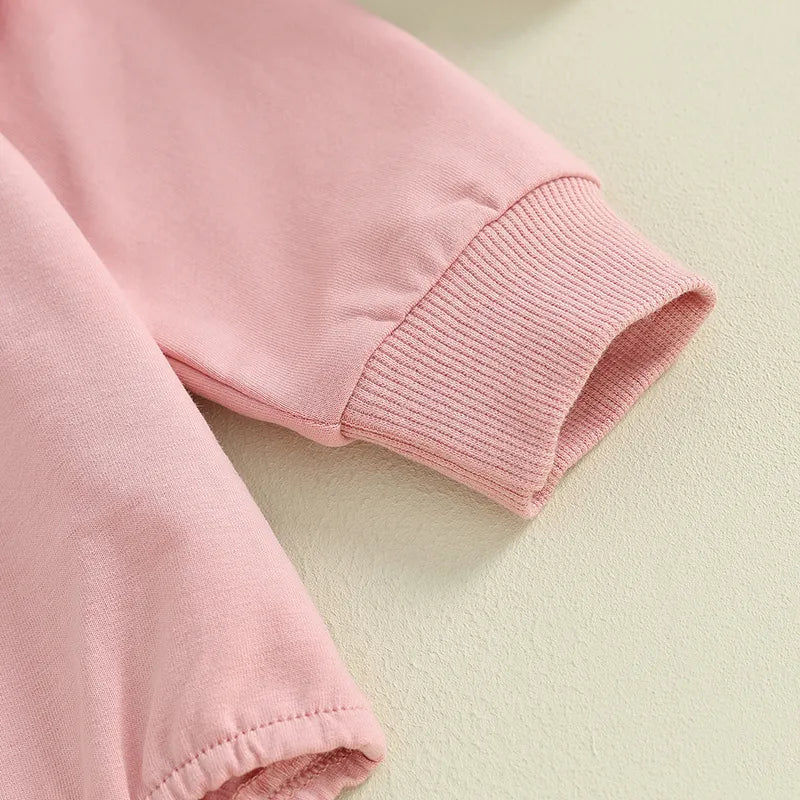 Paoly Sister Matching Big Sis Shirt/Lil Sis Ruffle Sleeve Long Sleeve