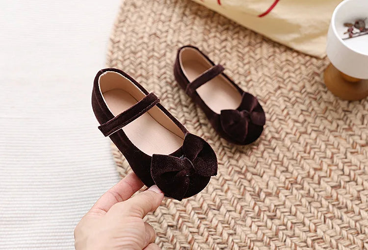 Girl Princess Shoes 2026 Spring Autumn New Round-toe Children Mary Jane Shoes