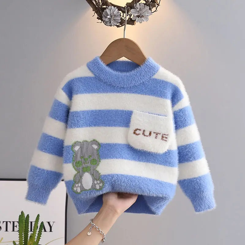 Gerald Winter New Fashion Warm Sweater - GuGuTon baby store - Baby Fashion - Toddlers Outfits - Babies Outfits - Toddler Clothes - Kids Clothing - Newborn Clothes - Newborn Wear - Kids Wear - Trending Clothes - Trending Outfits - Fall Fashion - Winter Fashion - Girls Clothes - Boys Clothes - Babies Wear - Kids Accessories - KidsWear - Summer Clothes - Summer Fashion - Summer Trend - Falls Sweaters - Tops - Bottom - Jeans - Blouse - Dresses - Newborn Dresses - Toys