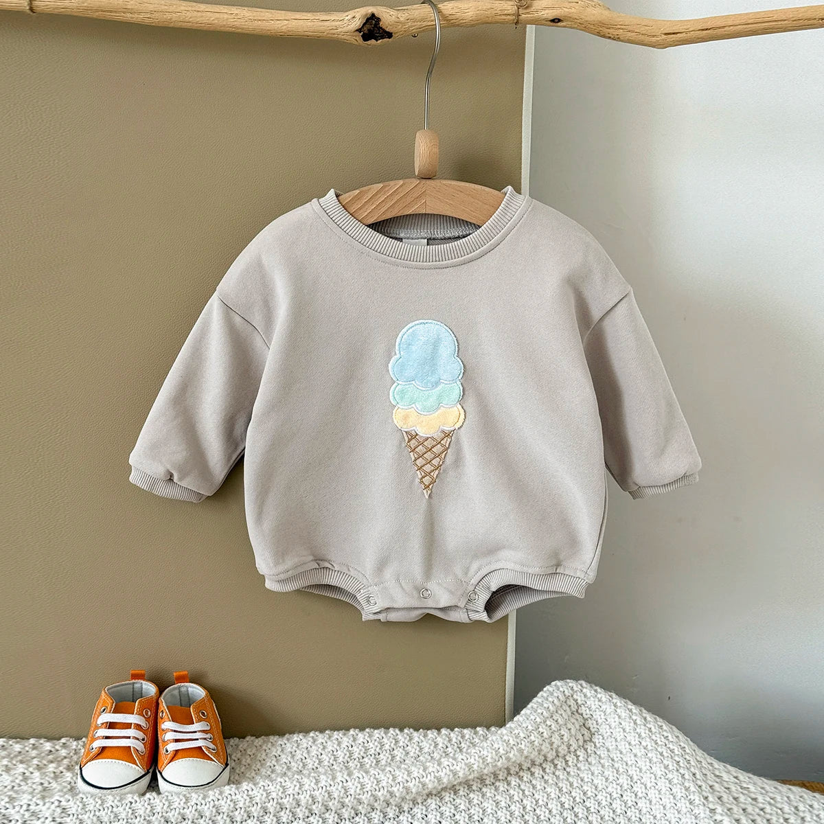 Esterla Ice Cream Cone Bodysuit