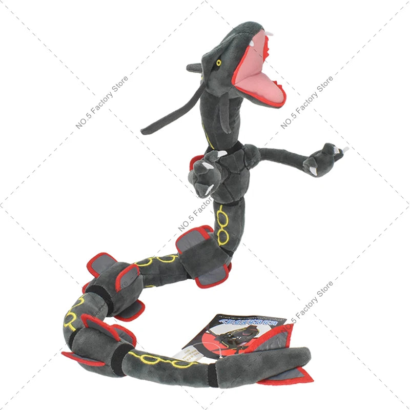 Anime Pokemon Kawaii Shiny Rayquaza Plush Doll Stuffed Figure Toy Quality Stuffed Animals Peluche Great Birthday Gift