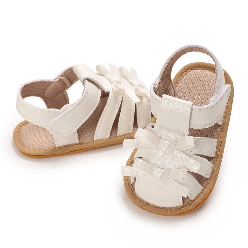 0-18Months Newborn Infant Baby Girls Shoes Summer Sandals Casual Rubber Bottom Non-Slip