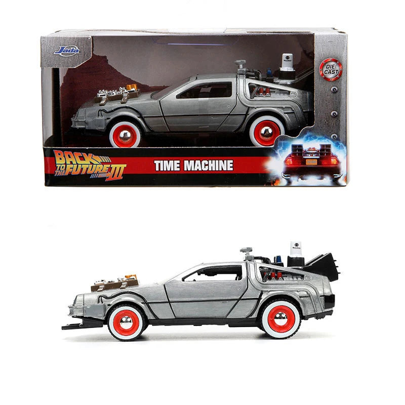 JADA 1:32 Diecast Alloy Car Model Fast Furious Jurassic Back Future Metal Toy Vehicle Collection Kids Gift Official Licensed