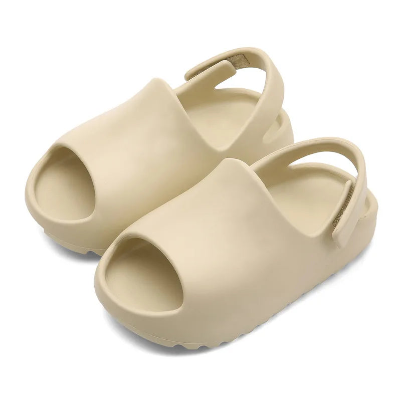 Eyriphy Boys And Girls Beach Sandals Adjustable Outdoor Slippers