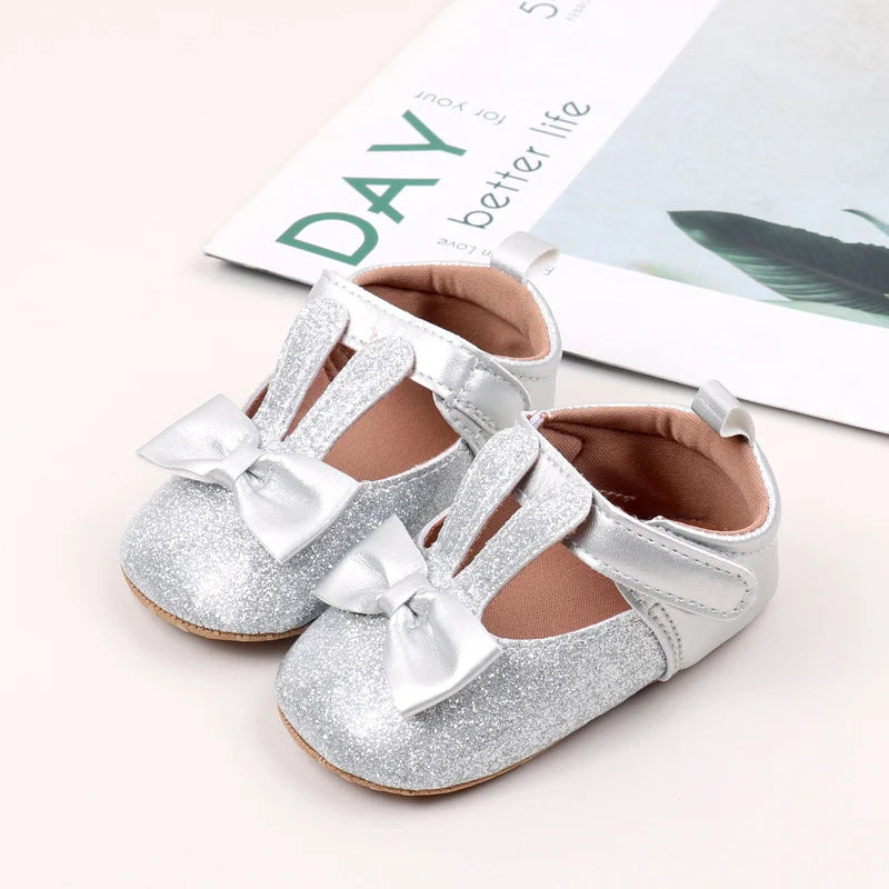 Cute Cartoon Style Baby Girl Shoes Spring and Autumn High Quality Butterfly Bowknot Cotton Sole Comfortable Prewalker BHX4031