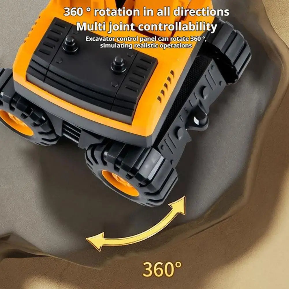 Big Inertia Engineering Toy Truck for Kids Thickened Drop-Resistant Beach Excavator Shovels