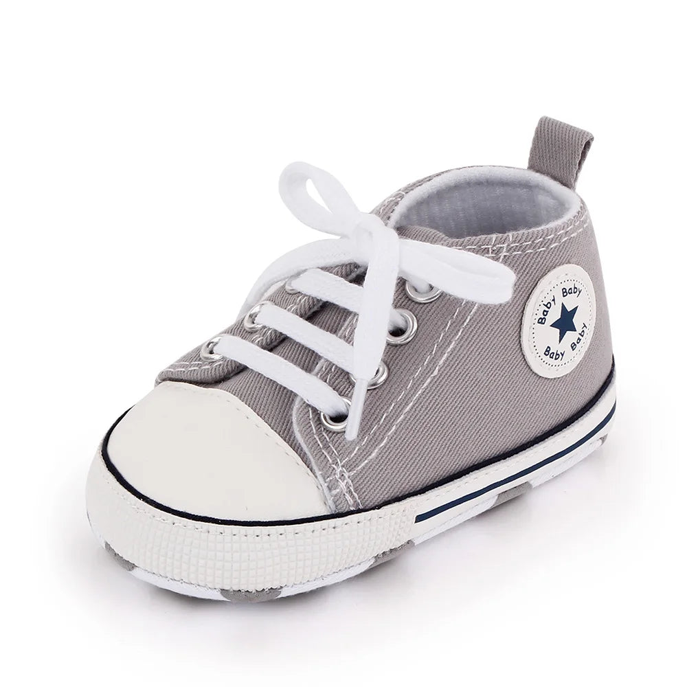Spring New Baby Shoes Boy and Girl Classic Canvas Casual Sneakers
