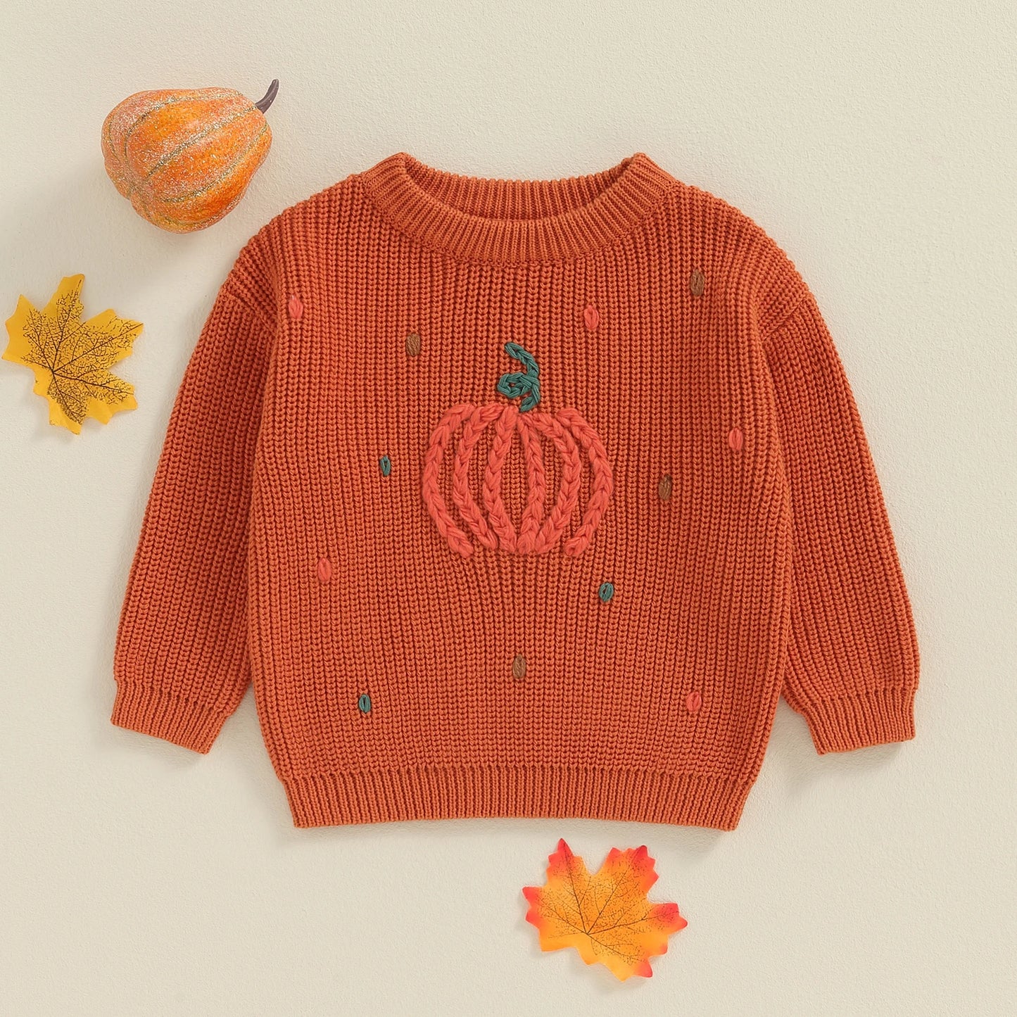 Elian Halloween Clothes Toddler Knitted Sweater