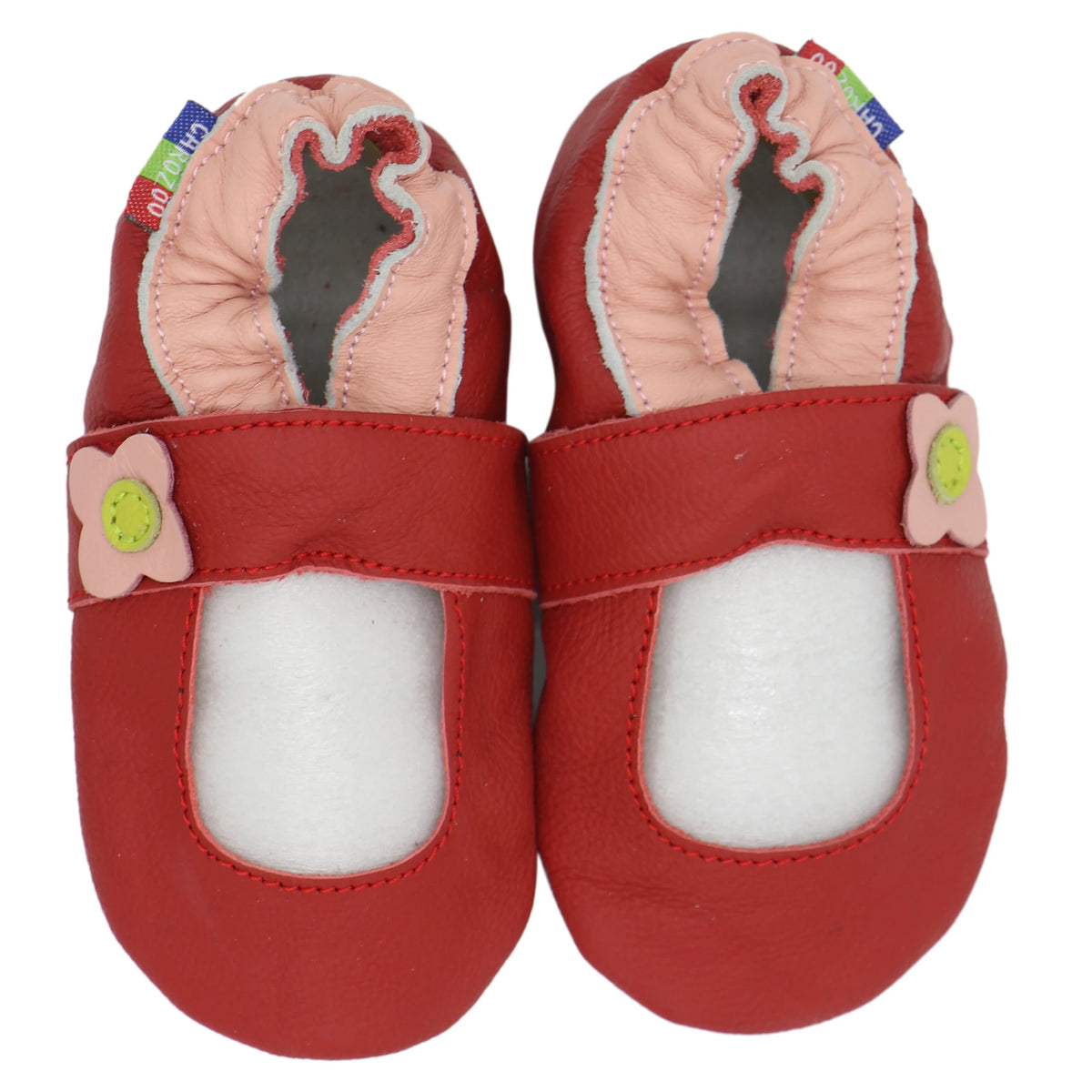 003Carozoo Newborn Baby Shoes Infant Shoes Slippers Soft Leather Baby Boys First-Walkers Girl Shoes