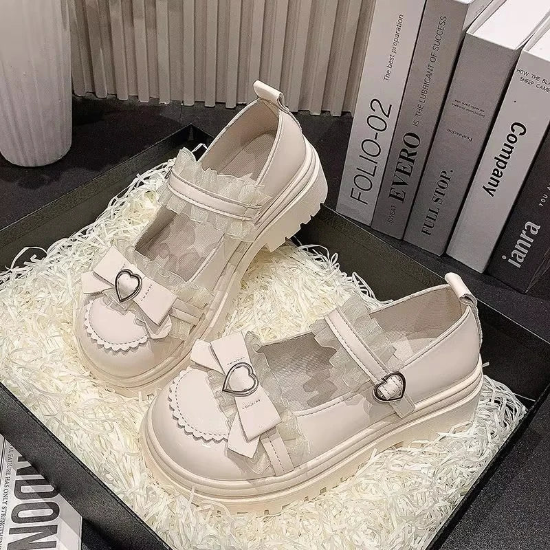 2025 Summer New School Girl JK Loafer Pumps Platform Shoes