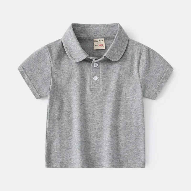 Paolo Turn-down Collar Short Sleeve T-shirt