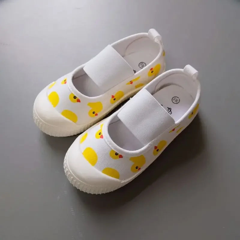 Girl Shoe Kid Casual Shoe Cartoon Girl Sport Canvas Shoes