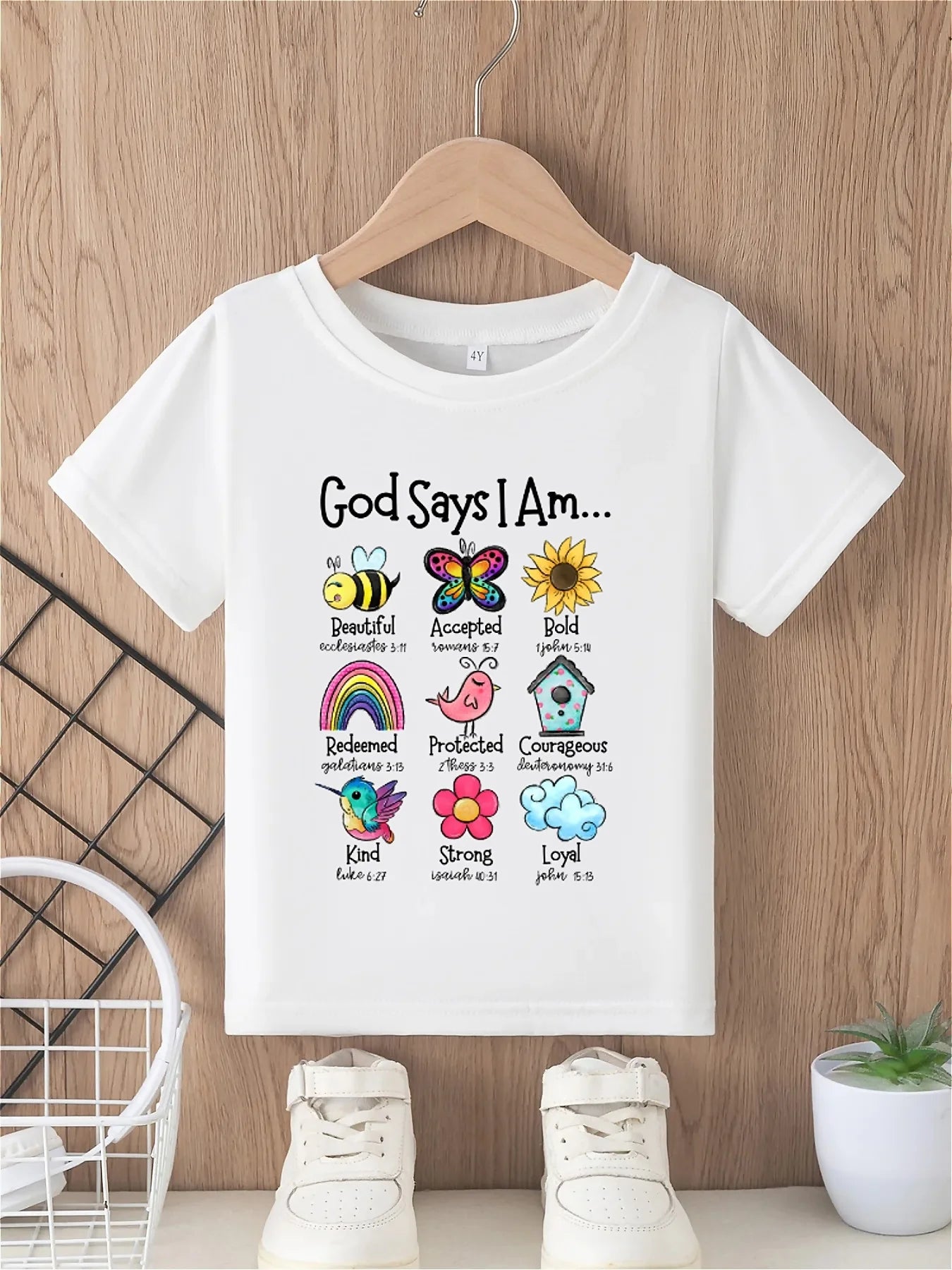 Elida Polyester Short-Sleeve Colorful Casual Top