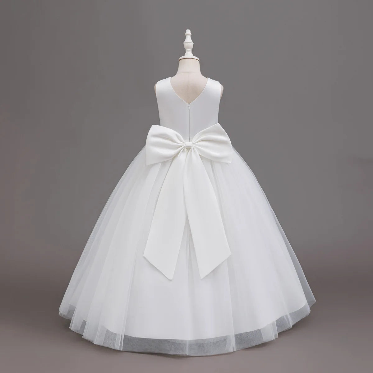 4-12 Years Old Flower Girl Dress Elegant Girl Birthday Party Dress Tulle Embroidered Girl Prom Evening Dress