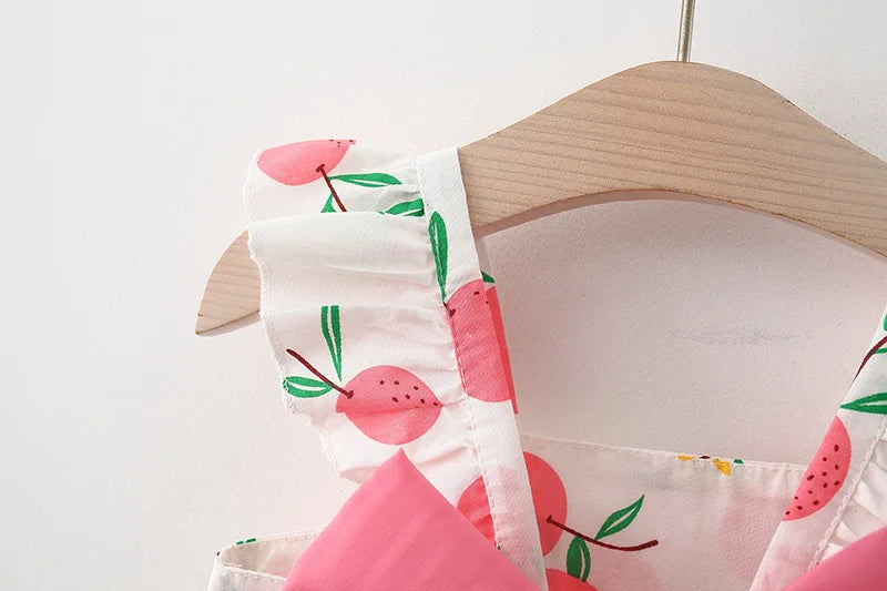 Baby Girl Dress Summer Princess Sundress Cotton Newborn Toddler Outfit