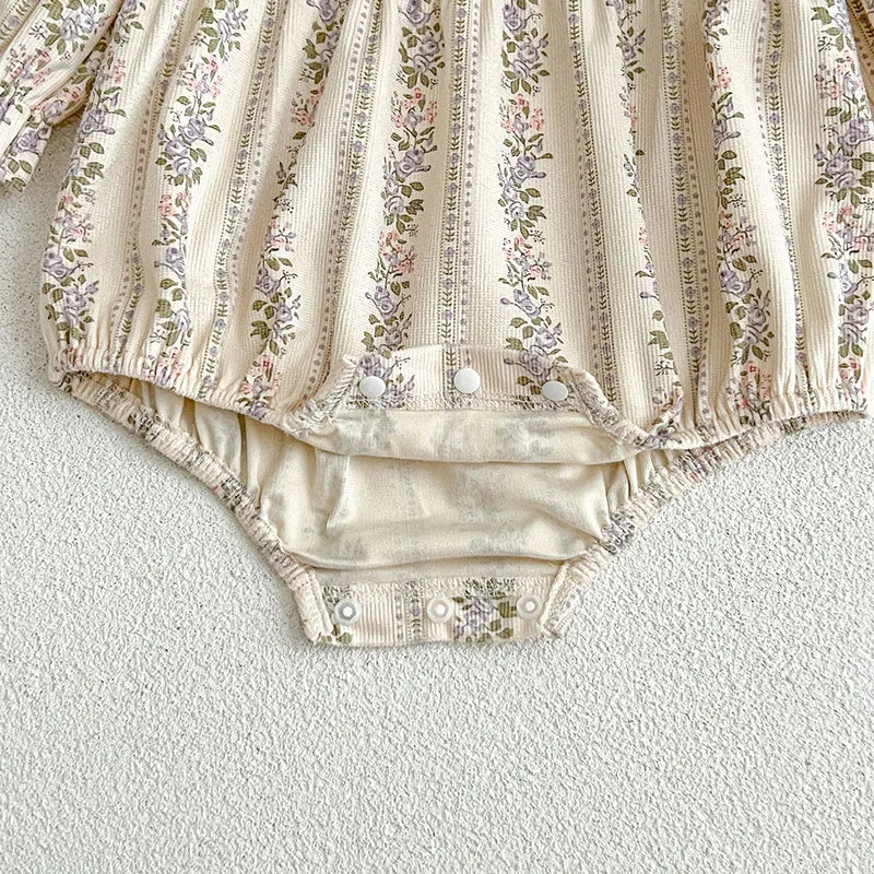 Vine Print Princess Romper