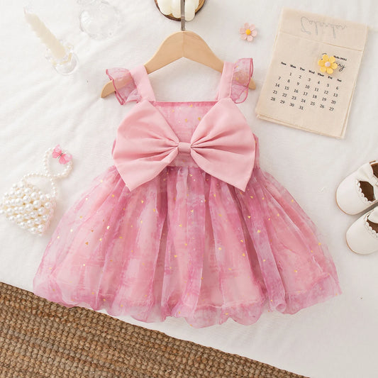 9 Months -4 Years Old Princess Style Baby Girl Dress