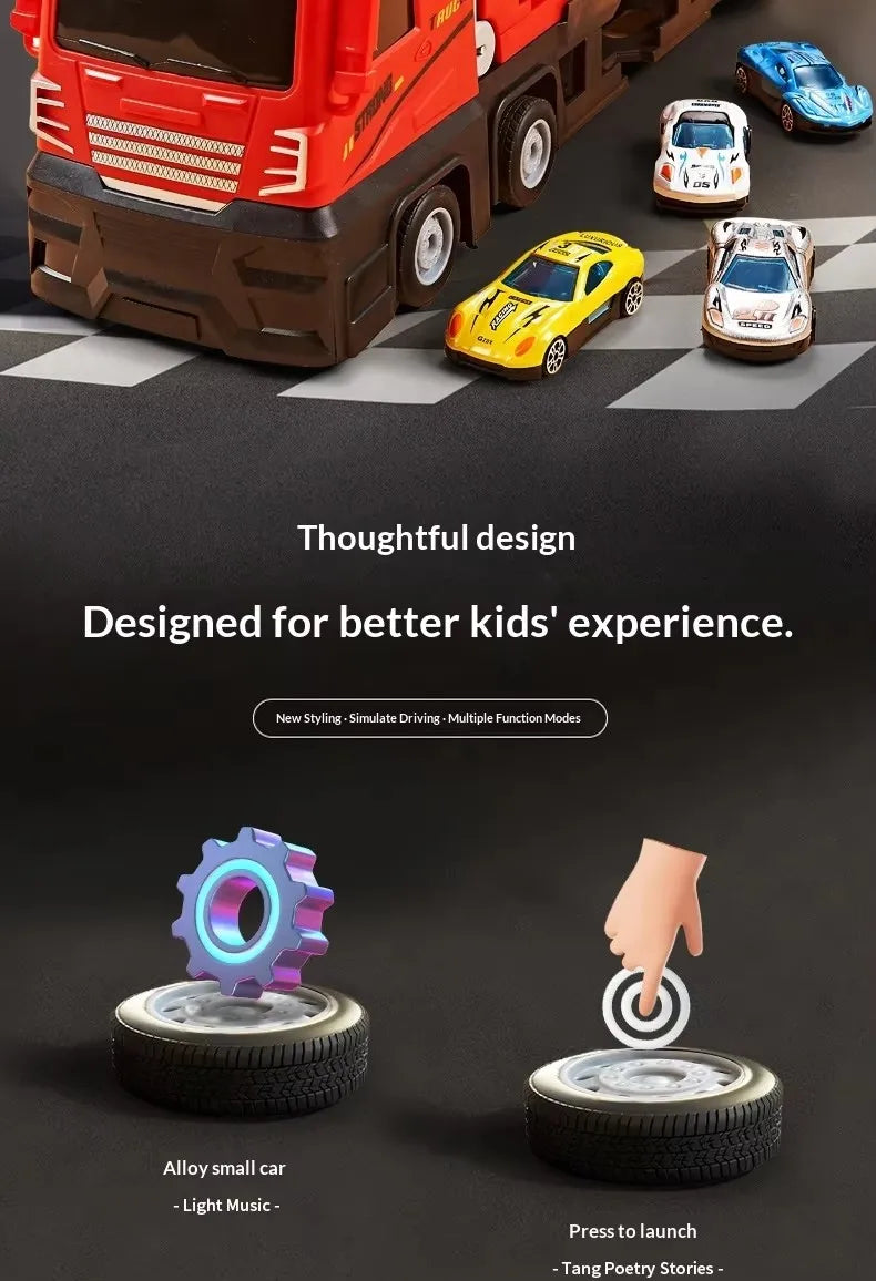 Race Track Car Ramp Toy Educational Game For Boys