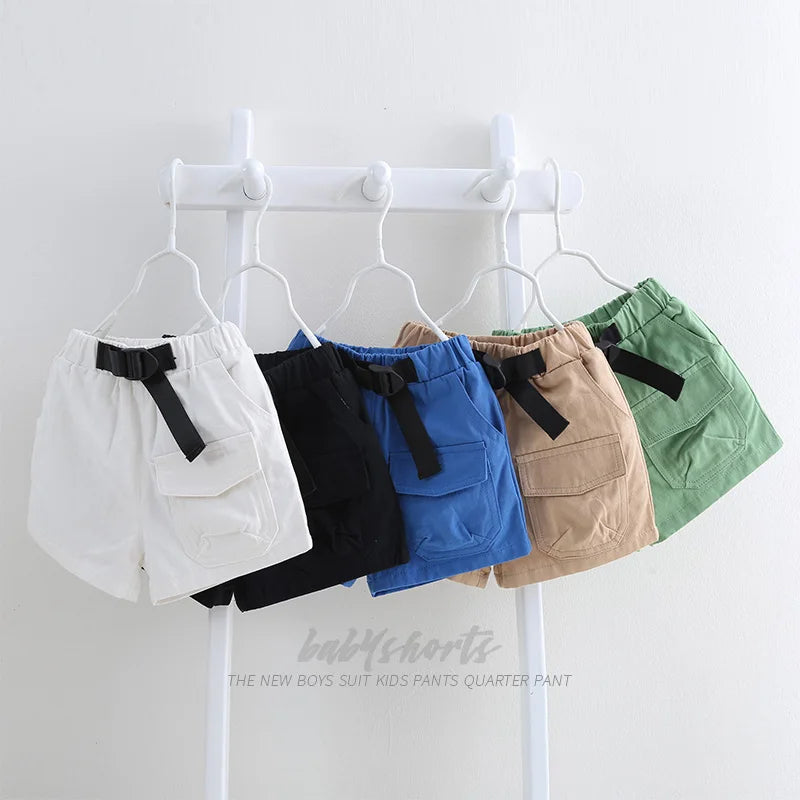 Angel Summer Fashion Style Infant  Solid Color Elastic shorts
