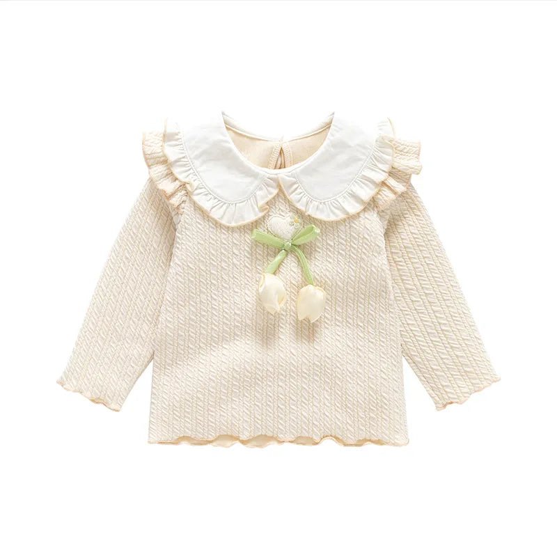 Yuridia Knit Long Sleeve Sweet Princess Top