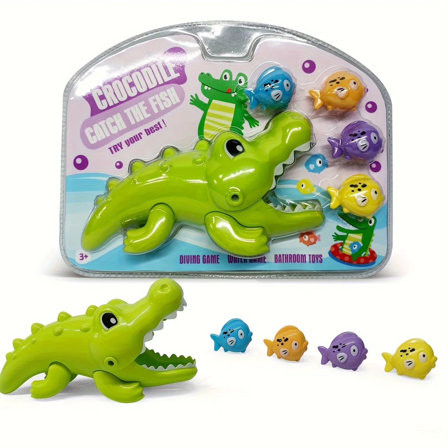 Big Crocodile Water Playset - Interactive and Educational Children's Bath Toys