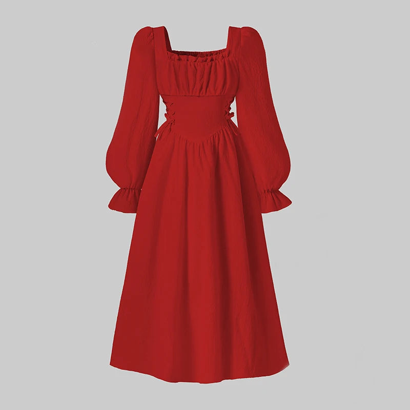 Harlow Square Collar Dress  New Princess Dress