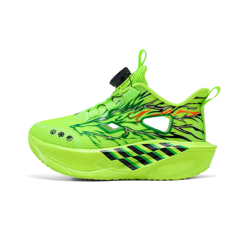 Children Sport Shoes Boys Girls Summer Hollow Fashion Leisure Lightweight Tennis Shoes Soft Bottom Rebound Outdoor Walking Shoes