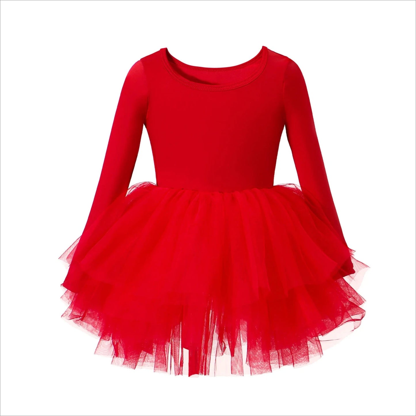 Baby Girl Princess Tutu Dress Long Sleeves Ballet Dress