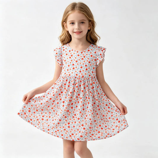Girls Dresses Toddler Baby 1 to 2 3 4 5 6 7 8 9 10 11 12 13 14 15 16 Years Girl Casual Dress Korean Children Dress