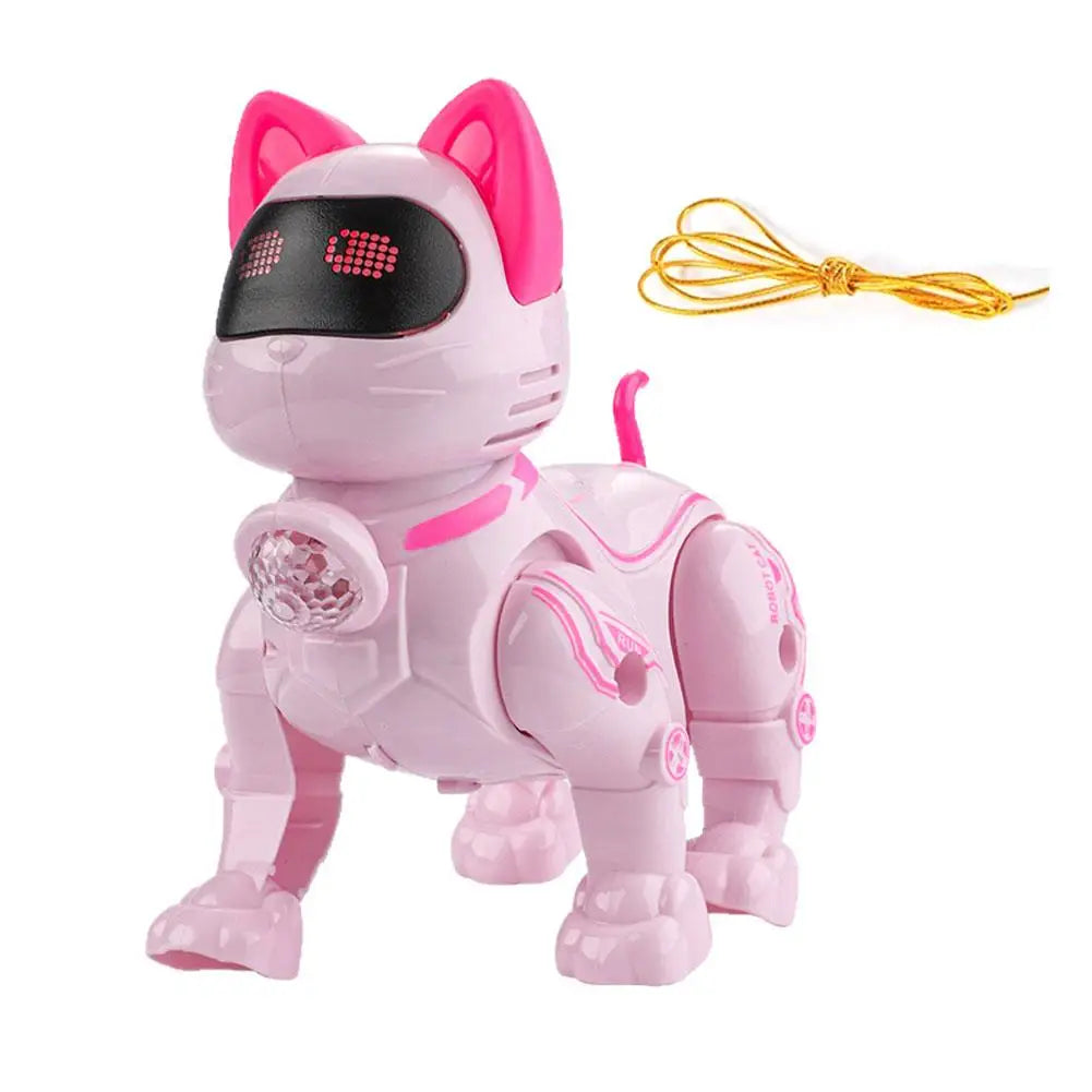 Smart Robot Cat Toy Programmable Intelligent Voice Control Stunt Cat