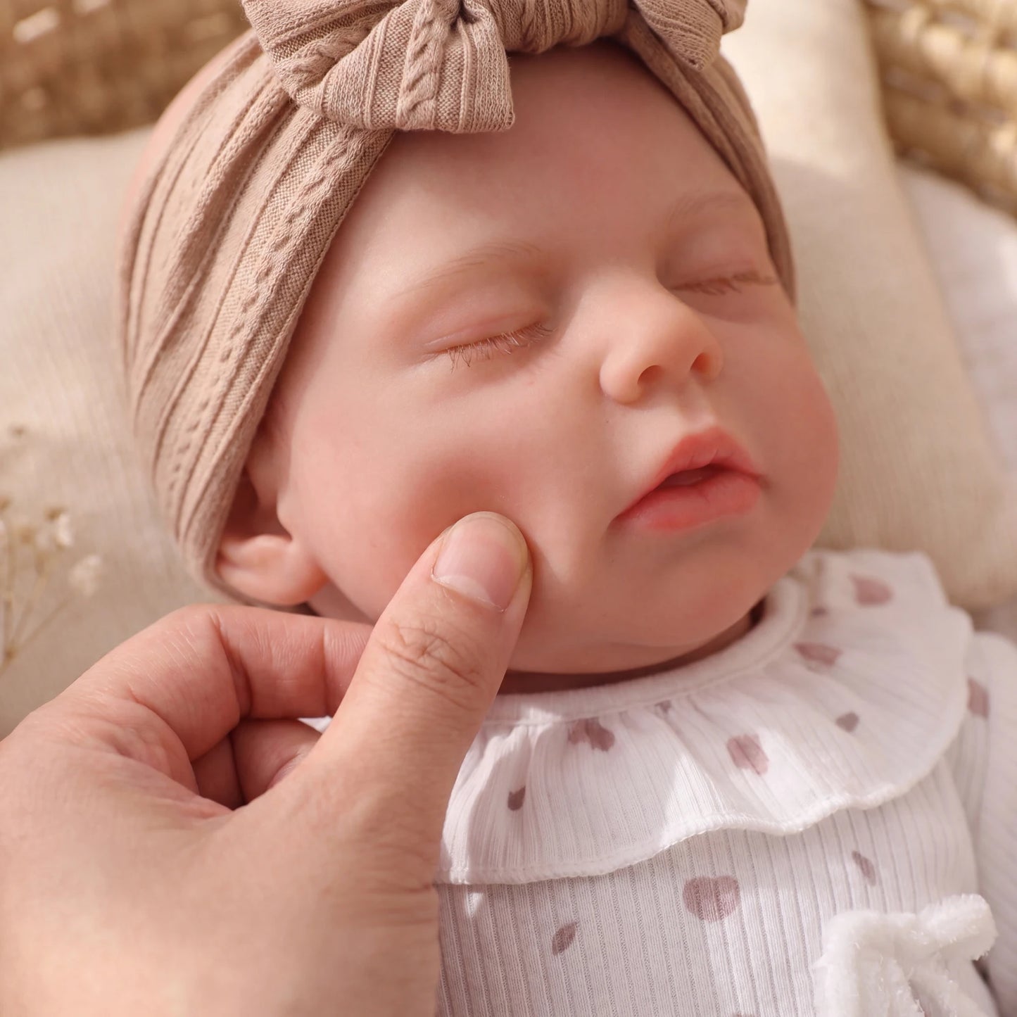 ADFO 20 Inch Reborn Baby Dolls, Realistic Soft Body, Lifelike Poseable Doll With Complete Deluxe Outfits And Rich Role Play Accessories, Perfect For Holiday Gift, Exquisite Collection, Cultivate Sense Of Responsibility