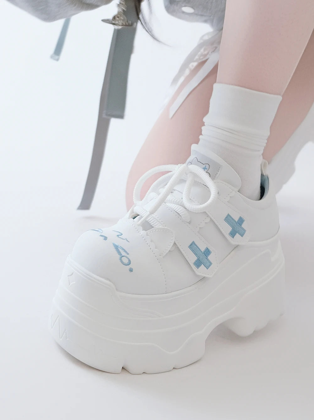 Japanese Girl Original Subculture Lolita Girl Thick Soled Shoes Sweet Big Toe Shoes Cute Loli Tea Party Single Shoes