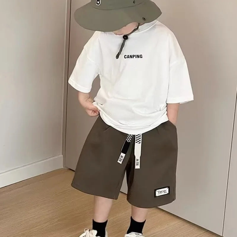 Romiel Short Sleeves American High Tees - GuGuTon baby store - Baby Fashion - Toddlers Outfits - Babies Outfits - Toddler Clothes - Kids Clothing - Newborn Clothes - Newborn Wear - Kids Wear - Trending Clothes - Trending Outfits - Fall Fashion - Winter Fashion - Girls Clothes - Boys Clothes - Babies Wear - Kids Accessories - KidsWear - Summer Clothes - Summer Fashion - Summer Trend - Falls Sweaters - Tops - Bottom - Jeans - Blouse - Dresses - Newborn Dresses - Toys