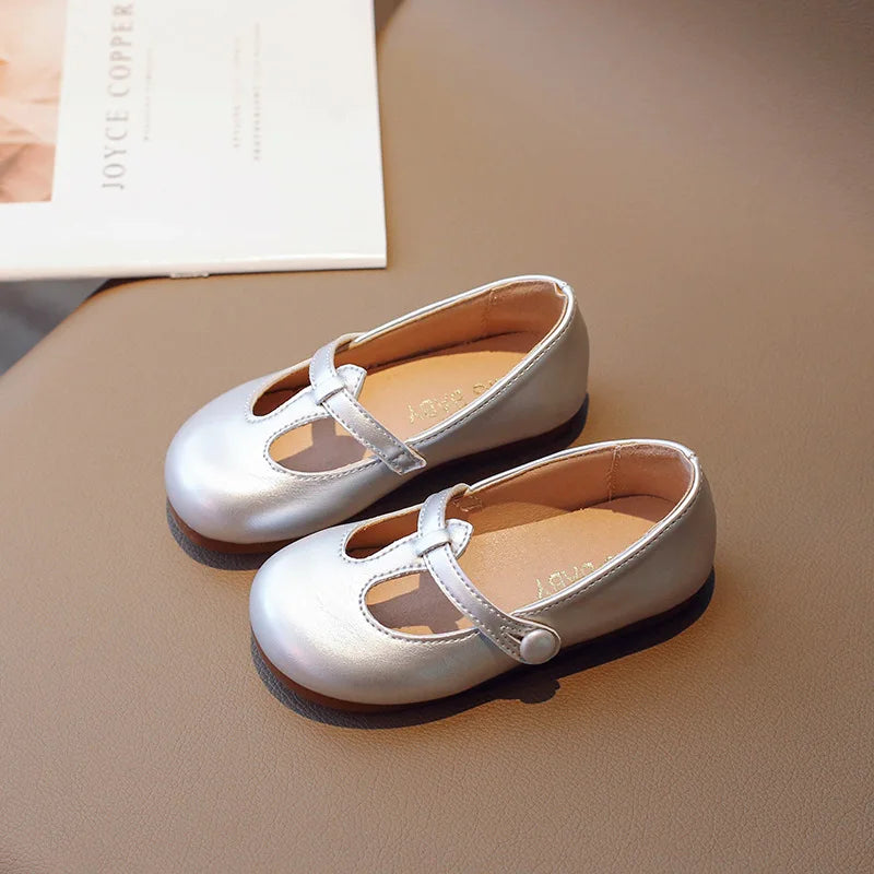 2025 new style soft soled leather shoes  fashionable and versatile princess shoes