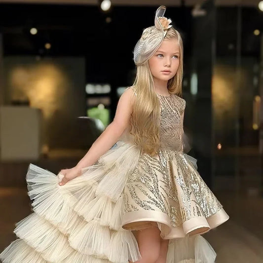 Girl's Princess Dress Cute Party Clothes for Special Events, Adorable Dresses