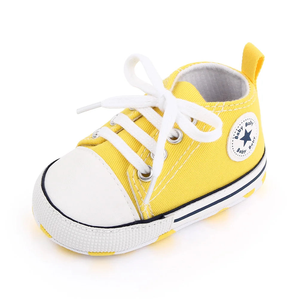 Spring New Baby Shoes Boy and Girl Classic Canvas Casual Sneakers
