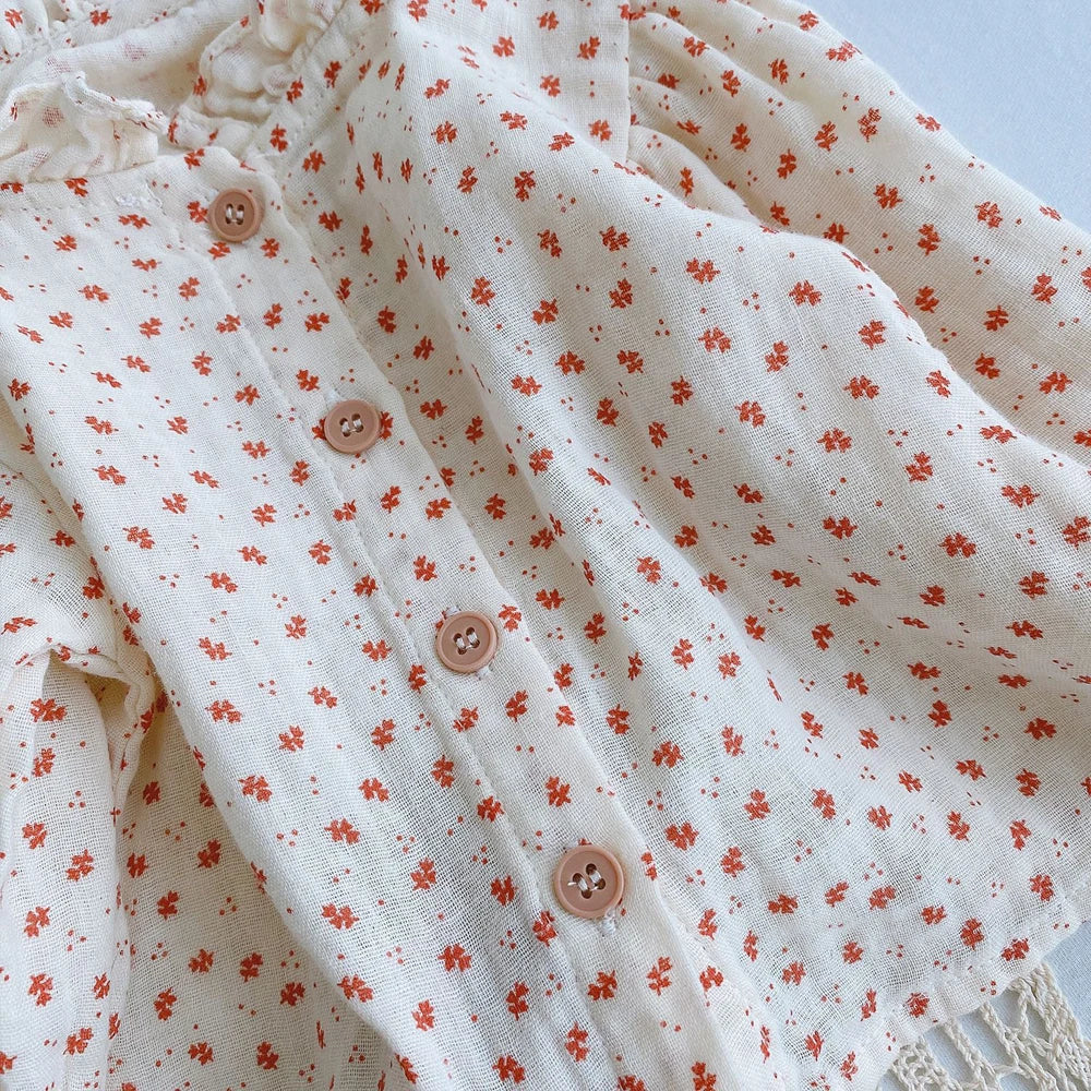 Gabriela Floral Cotton Soft Blouses Top