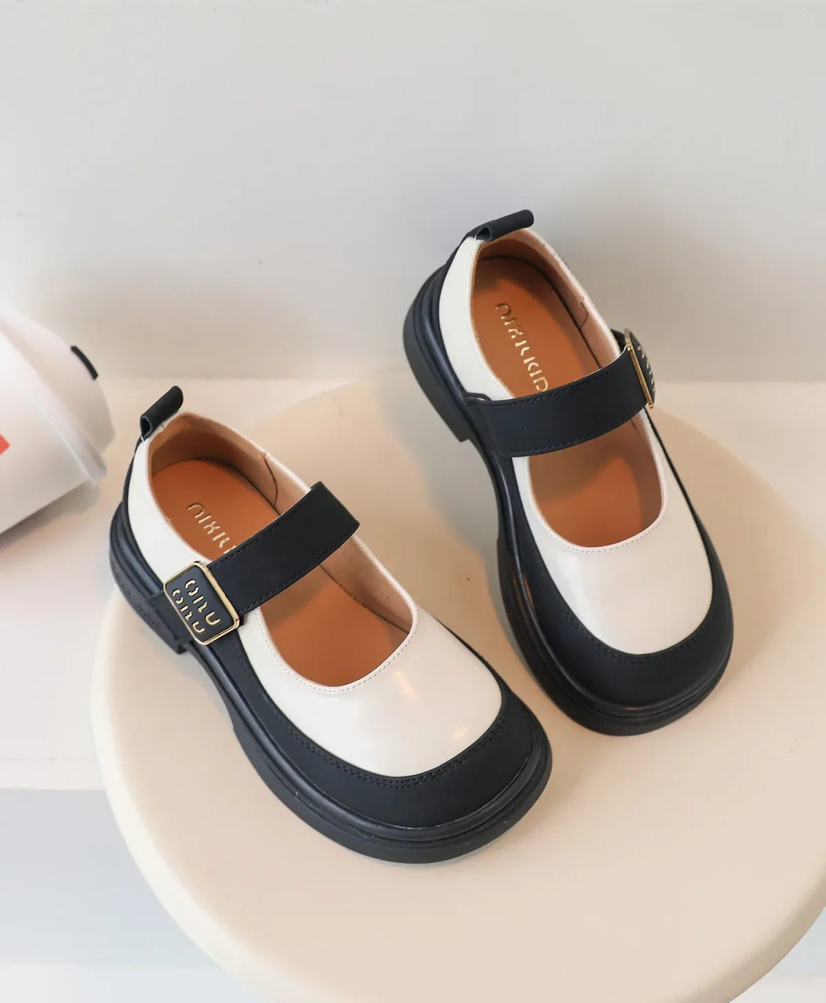 Girls Leather Shoes for School Party Wedding Fashion Elegant Children Mary Janes Pu Leather Loafers Princess Kids Moccasins