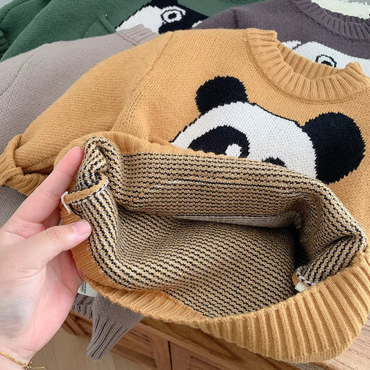 Xander Pullover Cartoon Clothes Top Children Knitted Swaeter