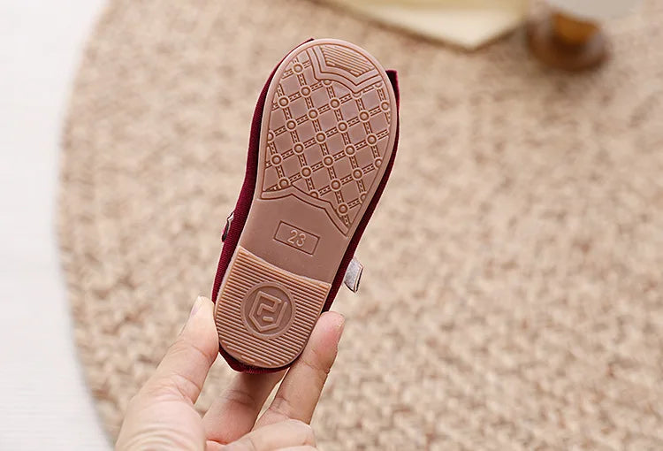 Girl Princess Shoes 2026 Spring Autumn New Round-toe Children Mary Jane Shoes